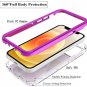 2 in 1 Cover for iPhone 12/12 Pro Case Marble Soft TPU PC Bumper 360&Acirc;&deg; Full Body Protect