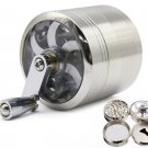 2.2 inch Hand Cranked Spice Herb Grinder Metal 4 Pieces 3 Chambers 2.2 inch Hand Cranked Spice Herb Grinder Metal 4 Pieces 3 Chambers