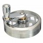 2.2 inch Hand Cranked Spice Herb Grinder Metal 4 Pieces 3 Chambers