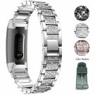 Compatible Fitbit Charge 3 Band Replacement Metal Bracelet Wristband Strap Compatible Fitbit Charge 3 Band Replacement Metal Bracelet Wristband Strap