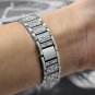 Compatible Fitbit Charge 3 Band Replacement Metal Bracelet Wristband Strap