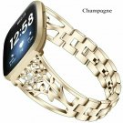Compatible with Fitbit Sense Band Stainless Steel Versa 3 Bracelet Watchband Compatible with Fitbit Sense Band Stainless Steel Versa 3 Bracelet Watchband