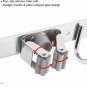 Wall Mount Broom Mop Holder Stainless Steel Landry Hanger Organizer 4Rack 5 Hook