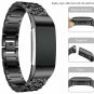 Fitbit Charge 3 Bands Bracelet Replacement Metal with Rhinestones Wristband