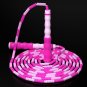 Jump Skipping Rope Soft Beaded Segment Adjustable Length Tangle Free