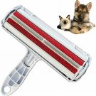Pet Hair Remover Dog Cat Fur Roller w/ Self-Cleaning Base for Sofa Couch Carpet