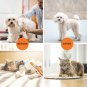 Dog Cat Brush Pet Grooming Comb with Massages Particle Remove Undercoat Shed Fur