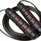 Skipping Jumping Rope Steel Adjustable Tangle-Free Foam Handle Men Women Fitness