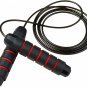 Skipping Jumping Rope Steel Adjustable Tangle-Free Foam Handle Men Women Fitness