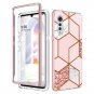 2 in 1 Cover for LG Velvet Case Marble 5G 4G TPU PC Bumper 360° Full Body