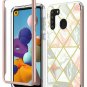 Samsung Galaxy A21 Case 2 in 1 Hybrid Rugged Cover 360° Full Body Protect