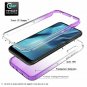 Moto E Case 2020 2in1 Hybrid Rugged Armor Cover Gradient Color Full Body Protect