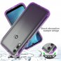 Moto E Case 2020 2in1 Hybrid Rugged Armor Cover Gradient Color Full Body Protect
