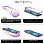 Moto E Case 2020 2in1 Hybrid Rugged Armor Cover Gradient Color Full Body Protect