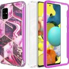 2 in 1 Cover for Samsung Galaxy A51 5G Case Marble Soft TPU Full Body Protect 2 in 1 Cover for Samsung Galaxy A51 5G Case Marble Soft TPU Full Body Protect