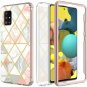 2 in 1 Cover for Samsung Galaxy A51 5G Case Marble Soft TPU Full Body Protect