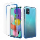 Galaxy A51 2in1 Hybrid Rugged Armor Cover Gradient Color 360° Full Body Protect