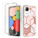 Google Pixel 4a Case 2 in 1 Hybrid Rugged Armor Cover 360° Full Body Protect