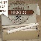 1-1/8'' Wooden Dowel Rods (28 mm), 12" Long Beech Wood Pegs (30cm), Set Of 9 PCS