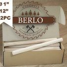 1'' Wooden Dowel Rods (25 mm), 12" Long Beech Wood Pegs (30cm), Set Of 12 PCS