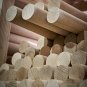 1-1/2" Wood Dowel Rods (38 mm), 12" Long Beech Wood Pegs (30cm), Set Of 5 PCS