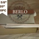 5/8" Beech Dowel Rods (16 mm), 20" Long Beech Wood Pegs (50cm), Set Of 30 PCS