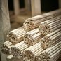 9/16'' Wood Dowel Pegs (14mm), 20" Long Beech Wood Rods (50cm), Set Of 40PC
