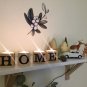 Candle Holder Set HOME, Wooden Tea Light Candle Holder, Home decorations