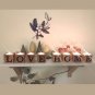 Candle Holder 2in1 Set HOME & LOVE, Wooden Tea Light Candle Holder, Home decor