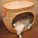 Rattan cat house