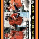 2020 Topps Big League Orange 253 Alex Bregman/Nelson Cruz/Mike Trout LL