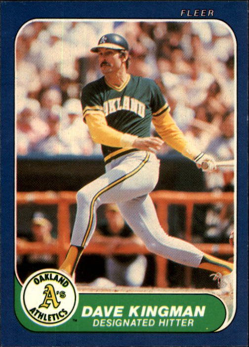 1986 Fleer 423 Dave Kingman