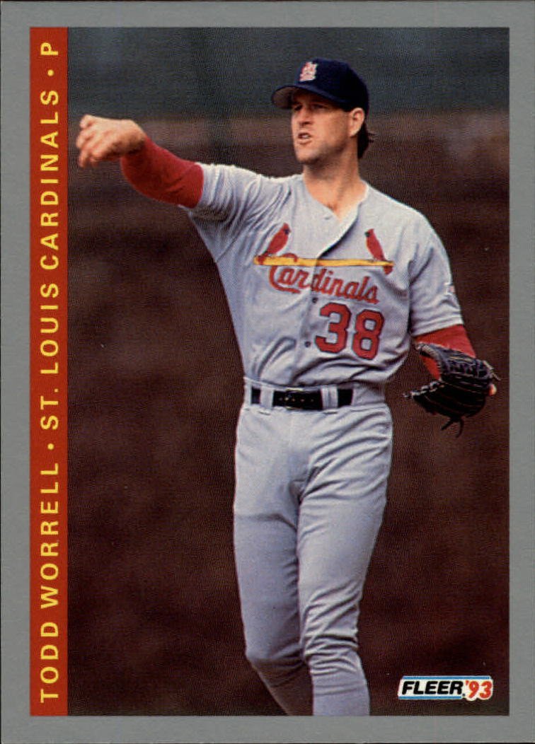 1993 Fleer 135 Todd Worrell