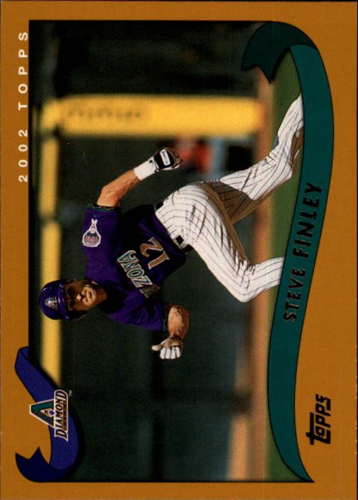 2002 Topps 522 Steve Finley