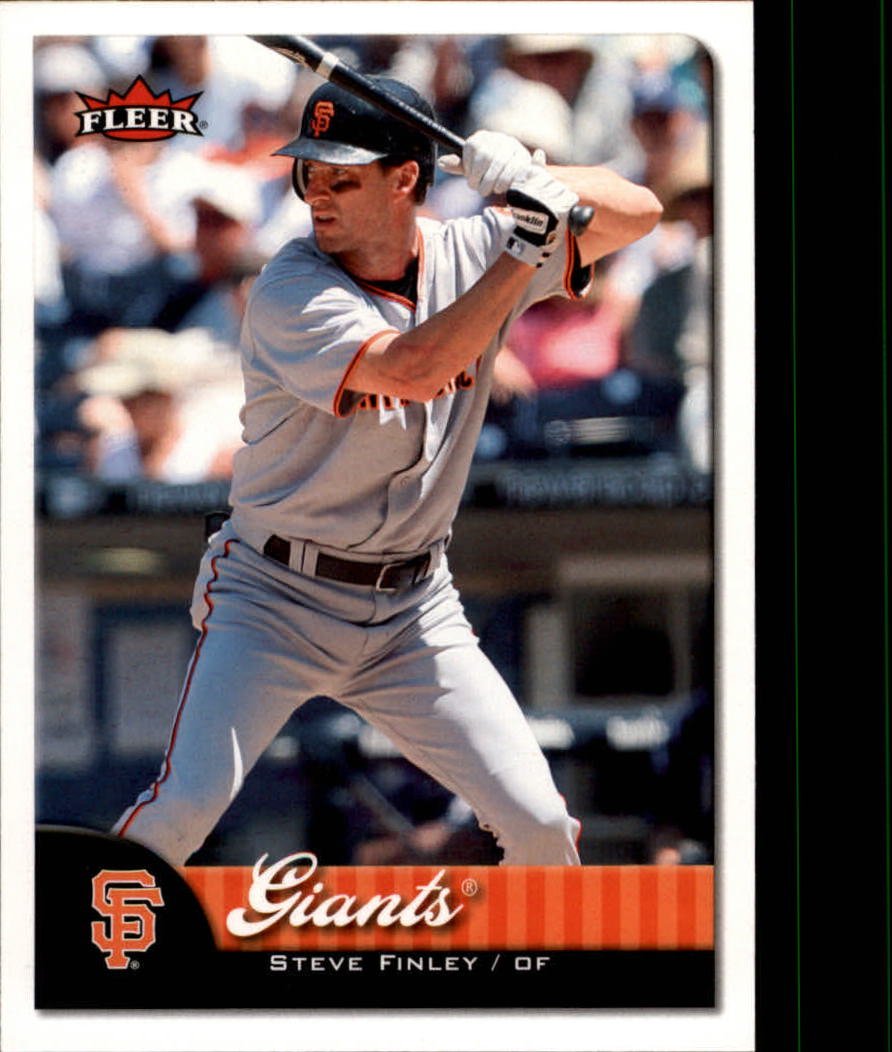 2007 Fleer 70 Steve Finley
