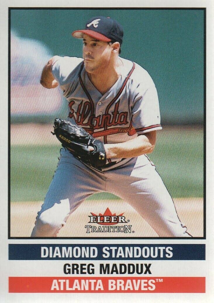 2002 Fleer Tradition Update U291 Greg Maddux DS