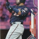 2020 Topps Chrome Pink Refractors 69 Nelson Cruz