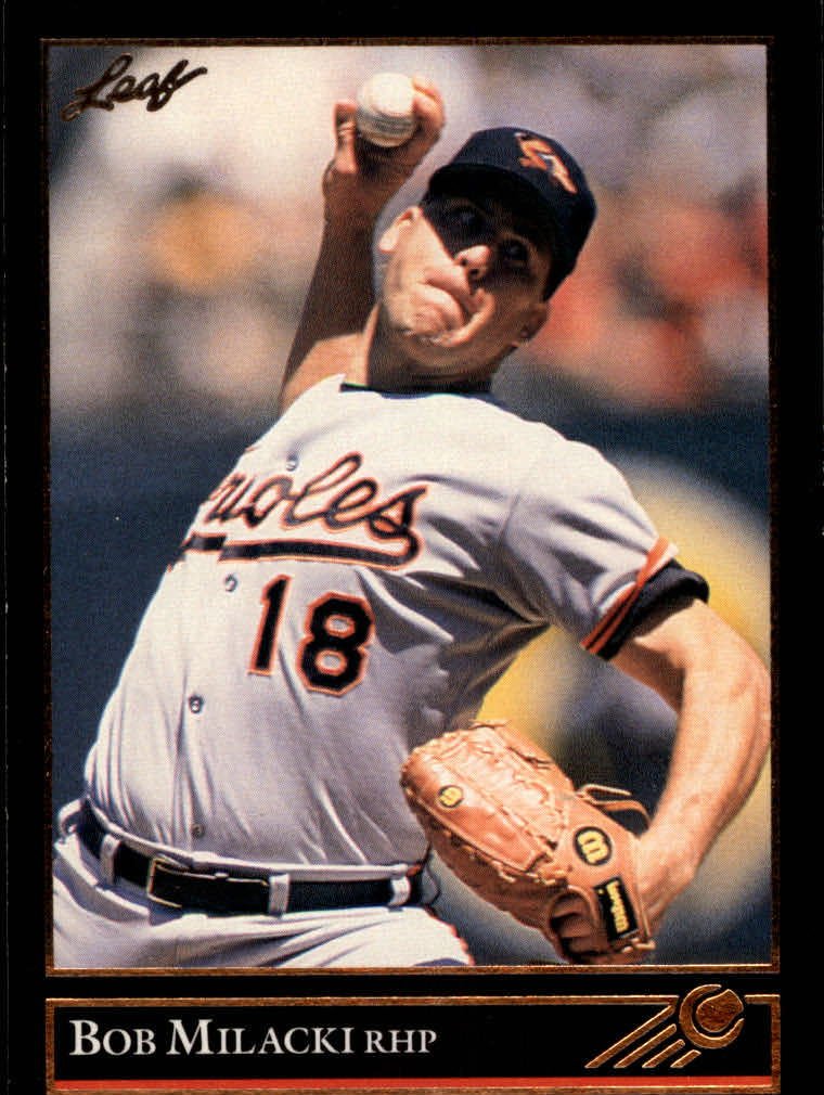1992 Leaf 262 Bob Milacki