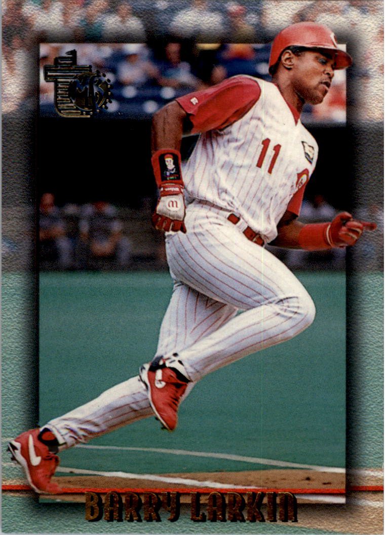 1995 Topps Embossed 129 Barry Larkin