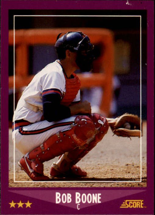 1988 Score 63 Bob Boone