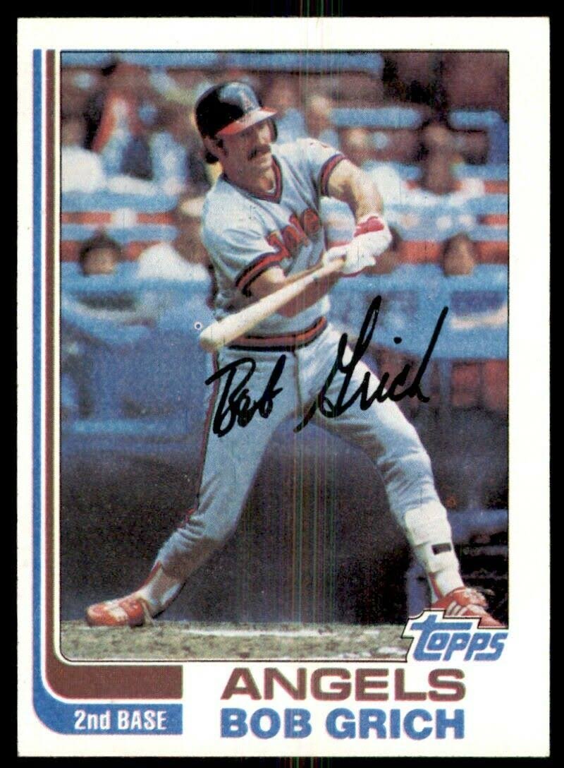 1982 Topps 284 Bob Grich