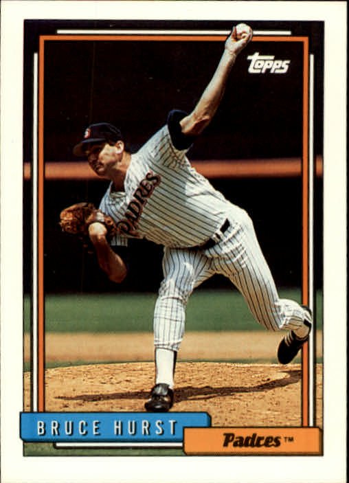 1992 Topps 595 Bruce Hurst