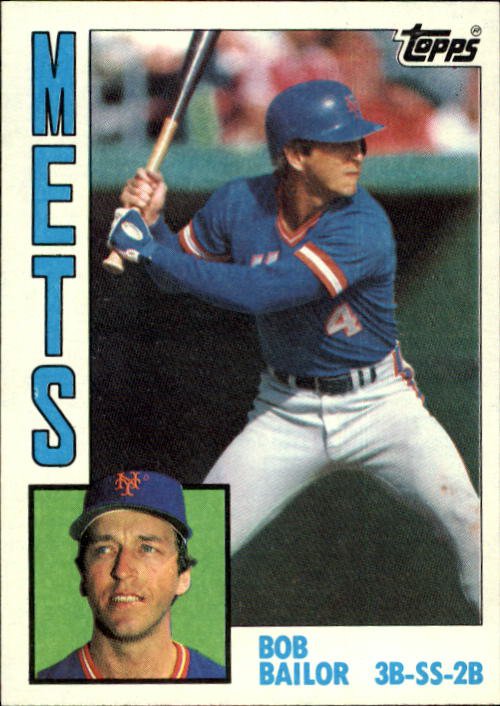 1984 Topps 654 Bob Bailor