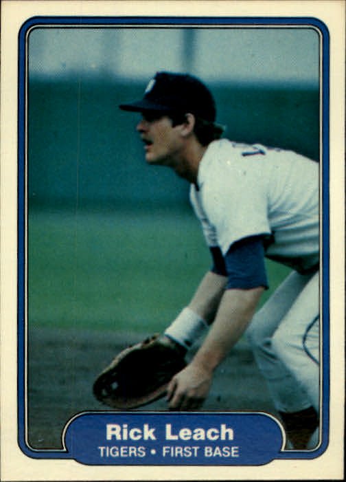 1982 Fleer 272 Rick Leach RC