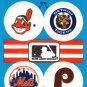 1989 Fleer Team Stickers 15 Cleveland Indians/Detroit Tigers/New York Mets/Philadelphia Phillies