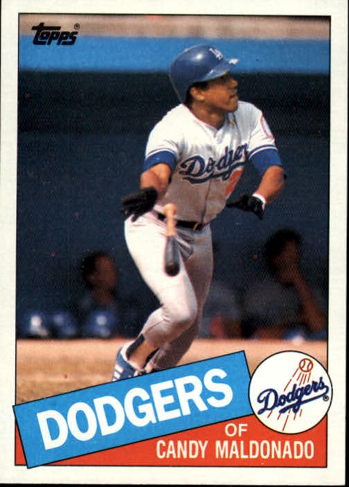 1985 Topps 523 Candy Maldonado