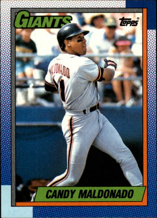 1990 Topps 628 Candy Maldonado