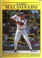 1991 Fleer 373 Candy Maldonado