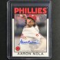 2021 Topps '86 Topps Autographs 86AAN Aaron Nola S2