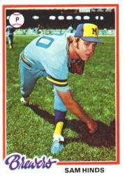1978 Topps 303 Sam Hinds RC